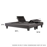 Beautyrest Black™ Luxury Smart Adjustable Base – High-Performance Zero-Clearance Foundation with Comprehensive Massage Therapy, Alexa/Google Voice Control, and Extension Deck Technology - Image 5