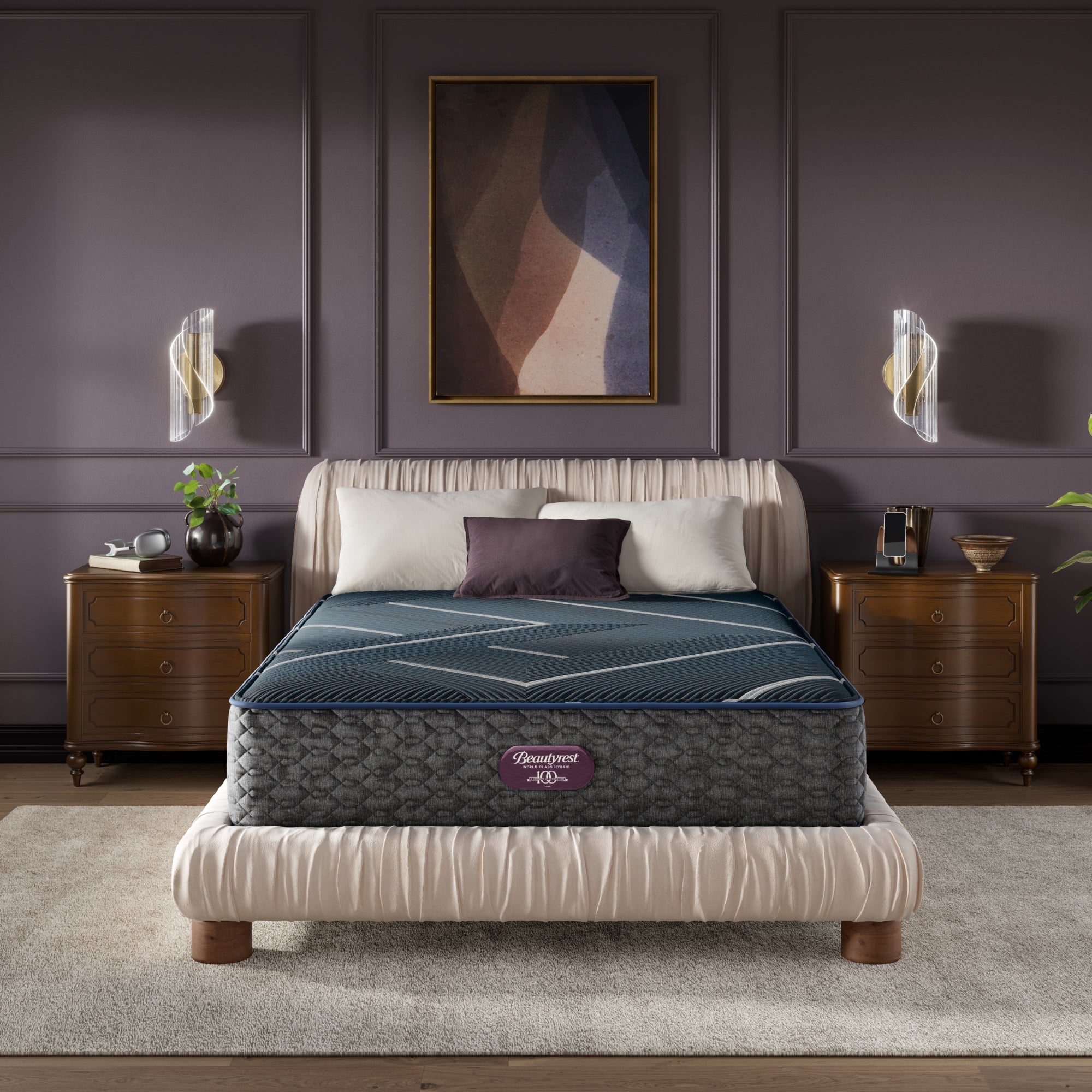beautyrest-world-class-hybrid-level-four-plush-135-mattress-2858484 Beautyrest World Class Hybrid Level Four Plush 13.5" Mattress - Image 1