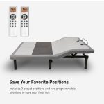 Bedgear Flex SH Split Head Adjustable Base - Lumbar Support & Bluetooth Audio - Image 4