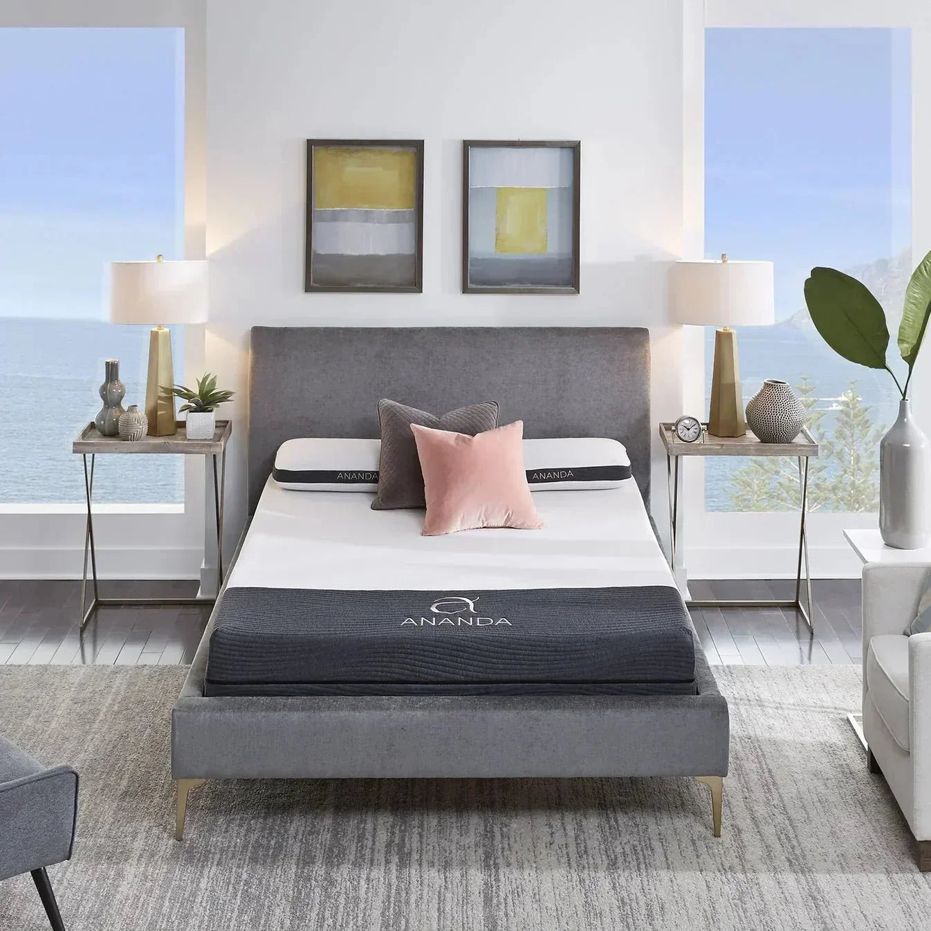 bedplanet-12-ananda-pearl-gel-memory-foam-mattress-cooling-edge-support-5468672-2 Bedplanet 12" Ananda Pearl & Gel Memory Foam Mattress ? Cooling & Edge Support - Image 1