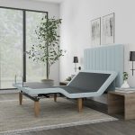 Bedplanet Alex Adjustable Base with Headboard - Zero-Clearance & Wireless Remote
