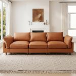 Bergenfield Furniture Modular Sectional Couch Oversized Cloud Couch 3 Seat L Shaped Sofa - Image 3