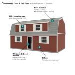 Best Barns Camp Reynolds 16 x 32 ft. Gambrel Wood 2-Story Outdoor Storage Shed Kit - Image 2