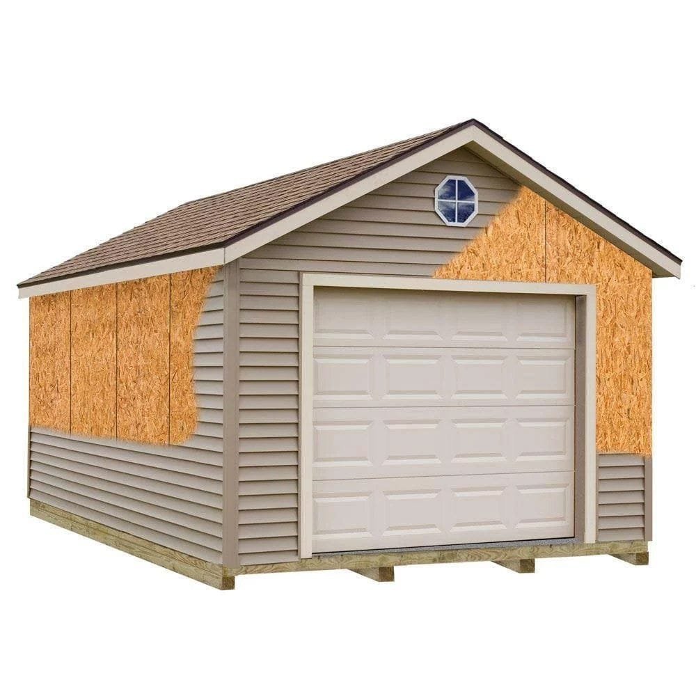 best-barns-greenbriar-12x20-wood-garage-barn-kit-installation-included-2160413-1 Best barns Greenbriar 12’x20′ Wood Garage Barn Kit-Installation Included - Image 1