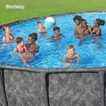 Bestway APX 365 18’x52″ Round Above Ground Swimming Pool Set with Pump & Ladders - Image 4
