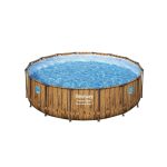 Bestway Power Steel Swim Vista 16' x 48" Round Above Ground Swimming Pool Set - Image 11