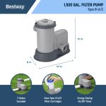 Bestway Power Steel Swim Vista 16' x 48" Round Above Ground Swimming Pool Set - Image 3
