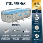 Bestway Power Steel Swim Vista 18' x 9' x 48" Above Ground Swimming Pool Set - Image 8