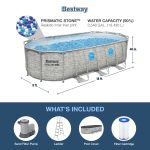 Bestway Power Steel Swim Vista 18' x 9' x 48" Above Ground Swimming Pool Set - Image 9