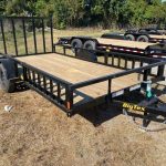 Big Tex 35SA-14BKRSX Single Axle ATV Trailer 83″x14′ Black - Prioka