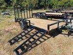 Big Tex 35SA-14BKRSX Single Axle ATV Trailer 83″x14′ Black - Image 3