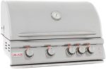 Blaze 32 Inch 4-Burner LTE Gas Grills with Rear Burner and Built-in Lighting System - Image 3