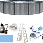 Blue Wave San Pedro 24-ft Round 52-in Deep 6-in Top Rail Above Ground Steel Wall Swimming Pools - Prioka