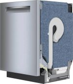 Bosch 800 Series 24 in. Top Control Smart Dishwashers with 42 dBa Sound Level, 3rd-Rack, CrystalDry & Pockets – Stainless Steel - Image 4