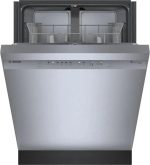Bosch SHE41CM5N 300 Series 24″ Dishwashers 48 db – Recessed Handle, Stainless Steels - Image 4