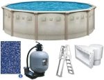 Brazil Premium 27′ x 52″ Round Above Ground Swimming Pool Packages - Image 4