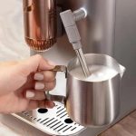 Café Affetto Automatic Espresso Machine + Milk Frother | Built-In & Adjustable Espresso Bean Grinders | One-Touch Brew in 90 Seconds | Steel Silver, 1.2 Liter, (C7CEBBS2RS3) - Image 2