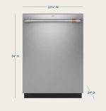 Cafe CDT828P2VS1 CAF(EBACK)™ CustomFit ENERGY STAR Stainless Interior Dishwasherss with Ultra Wash & Dry, 42 dBA - Image 5