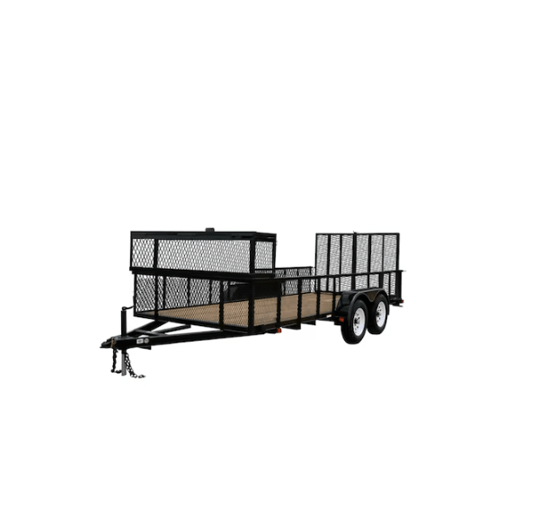 Carry-On Trailer 6-ft x 16-ft Treated Lumber Utility Trailer with Ramp Gate - Prioka