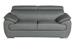 Carter Leather Seating Set – Gray - Image 6