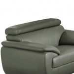 Carter Leather Seating Set – Gray - Image 8