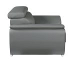 Carter Leather Sofa – Gray - Image 7
