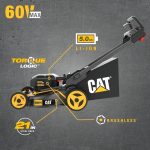Caterpillar Cat 60V 21-Inch Brushless Walk-Behind Lawn Mower Kit - Image 4