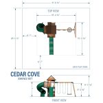 Cedar Cove Swing Set - Image 7