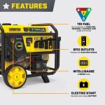 Champion 11,500/9,200-Watt Tri-Fuel Home Backup Portable Generators. - Image 2