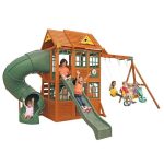 Charleston Lodge Wooden Swing Set / Playset - Image 6