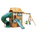 Charleston Lodge Wooden Swing Set / Playset - Image 5