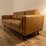 Chase Top-Grain Leather Sofa, 90 Inches MCM - Image 7