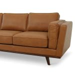 Chase Top-Grain Leather Sofa, 90 Inches MCM - Image 8