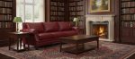 Chex Leather Conversation Sofa - Image 5