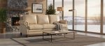 Chex Leather Loveseat - Image 4