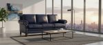 Chex Leather Sofa - Image 3