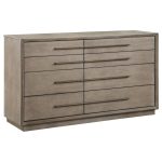 Coaster Fine Furniture Durango Bedroom Set ? Grid-Tufted Velvet Headboard & Gold Hardware - Image 17