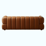 Cognac Top-Grain Leather Sofa - Image 3