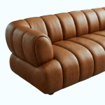 Cognac Top-Grain Leather Sofa - Image 8