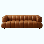 Cognac Top-Grain Leather Sofa - Image 10