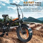 Colorway Orange 750W Fat Tire Electric Bike - Image 2