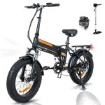 Colorway Orange 750W Fat Tire Electric Bike - Prioka