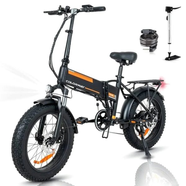 Colorway Orange 750W Fat Tire Electric Bike - Prioka