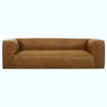 Colton Tan Leather Sofa - Image 2