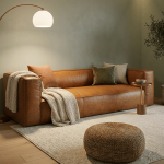 Colton Tan Leather Sofa - Image 7
