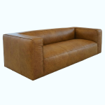 Colton Tan Leather Sofa - Image 5