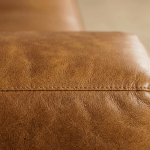 Colton Tan Leather Sofa - Image 4