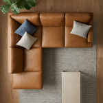 Corbin Top-Grain Leather Sectional - Image 7