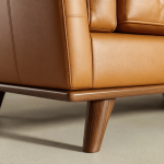 Corner Top-Grain Leather Sectional - Image 6