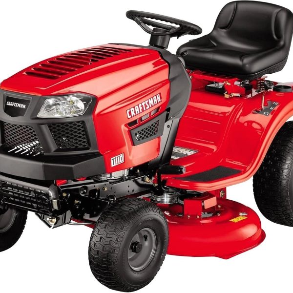 Craftsman T110 42-Inch 17.5 HP Gas Riding Mower with 7-Speed Manual Transmission - Prioka